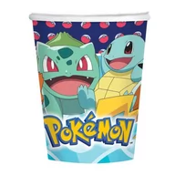 Urodziny dziecka - Amscan Kubeczki urodzinowe Pokemon 250 ml 8 szt 9904822 - miniaturka - grafika 1