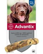 Artykuły przeciw pasożytom - Bayer Advantix dla psów 25-40kg 4 pipety x 4ml) + Patyk z drzewa oliwnego 4DOGS L pies powyżej 20kg) 56109-uniw - miniaturka - grafika 1