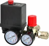 Akcesoria pneumatyczne - AWTools AWTOOLS WYŁĄCZNIK CIŚNIENIOWY KOMPRESORA 230V 2 WEJŚCIE 1/4" - miniaturka - grafika 1