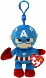 Maskotka Brelok Captain America Kapitan Ameryka Avengers TY - 9cm - Maskotki i pluszaki - miniaturka - grafika 1