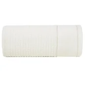 Ręczniki - Eurofirany Euro Firany Ręcznik Kąpielowy Glory2 Krem 50x90 1217251 - miniaturka - grafika 1