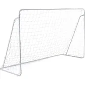 Piłka nożna - Bramka piłkarska Metalowa 240x150x90cm Outtec - miniaturka - grafika 1