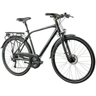 Rower trekkingowy INDIANA X-Road 4.0 M23 28 cali męski Czarno-szary - Rowery - miniaturka - grafika 1