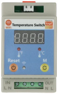 INTELIGENTNY PRZEŁĄCZNIK Z POMIAREM TEMPERATURY ATLO-TS3-TUYA Wi-Fi, Tuya Smart - Kamery do monitoringu - miniaturka - grafika 1