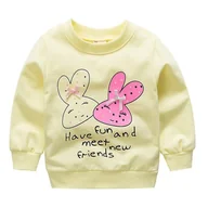 Bluzki dla niemowląt - Slowmoose Noworodka Bawełniane t-shirty Ubrania, Jesień Dziecko z długim rękawem Cherry Pattern 24M - miniaturka - grafika 1