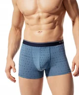 Majtki męskie - SZORTY ATLANTIC MĘSKIE MH1133 BOKSERKI DENIM S - miniaturka - grafika 1