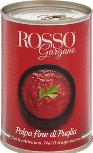 Pulpa pomidorowa Polpa di Puglia 400g - Rosso Gargano włoska - Pasztet i przetwory mięsne - miniaturka - grafika 1