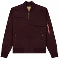 Odzież taktyczna i umundurowanie - Kurtka Alpha Industries MA-1 TT 191103 419 - Dark Maroon  M - miniaturka - grafika 1