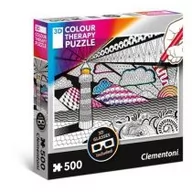 Puzzle - Clementoni Puzzle 500el Color Therapy Latarnia - miniaturka - grafika 1