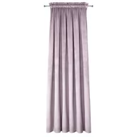 Zasłony - Euro Firany Zasłona 135 x 270 Dekoracyjna Velvet Rosa Puder 1206196 - miniaturka - grafika 1
