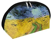 Kosmetyczki, organizery i kuferki - Kosmetyczka Pole pszenicy z krukami Vincent Van Gogh - miniaturka - grafika 1