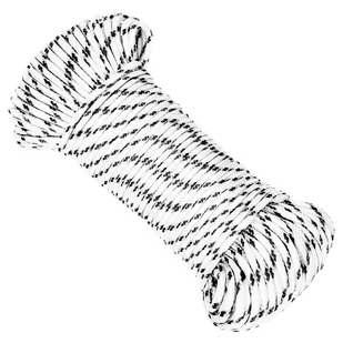Pleciona linka żeglarska, biała, 4 mm x 500 m, poliester! Lumarko! - Żeglarstwo - miniaturka - grafika 1