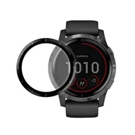 Akcesoria do smartwatchy - Szkło Hybrydowe Full Glue 5D Do Garmin Vivoactive 4 Czarny - miniaturka - grafika 1