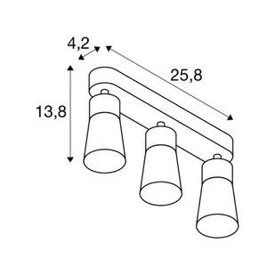 SLV Lampa sufitowa Puri 2.0 Cone, możliwość ściemniania, biały / opal, salon / jadalnia, aluminium, nowoczesny - Lampy sufitowe - miniaturka - grafika 1
