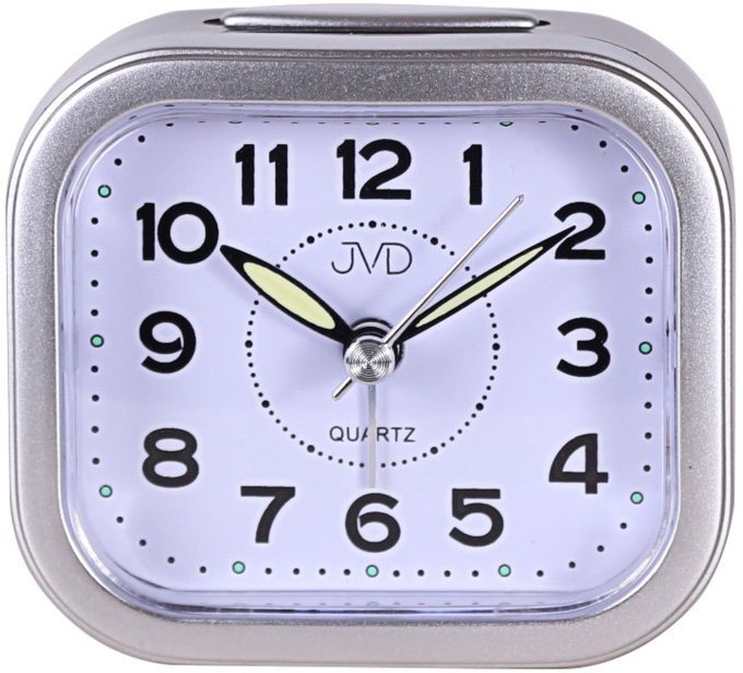 Budzik JVD SRP8006.3 8x7 cm drzemka podświetlenie cichy chód .
