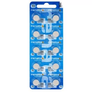 Bateria srebrowa mini Renata 394 / 380 / SR 936 SW / G9 (10 sztuk) - Baterie i akcesoria - miniaturka - grafika 1