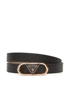 Paski - Guess Pasek Damski BW9270 P5320 Czarny - miniaturka - grafika 1