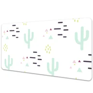 Podkładki na biurko - Duża podkładka na biurko dla dzieci Kaktusy 120x60 cm - miniaturka - grafika 1