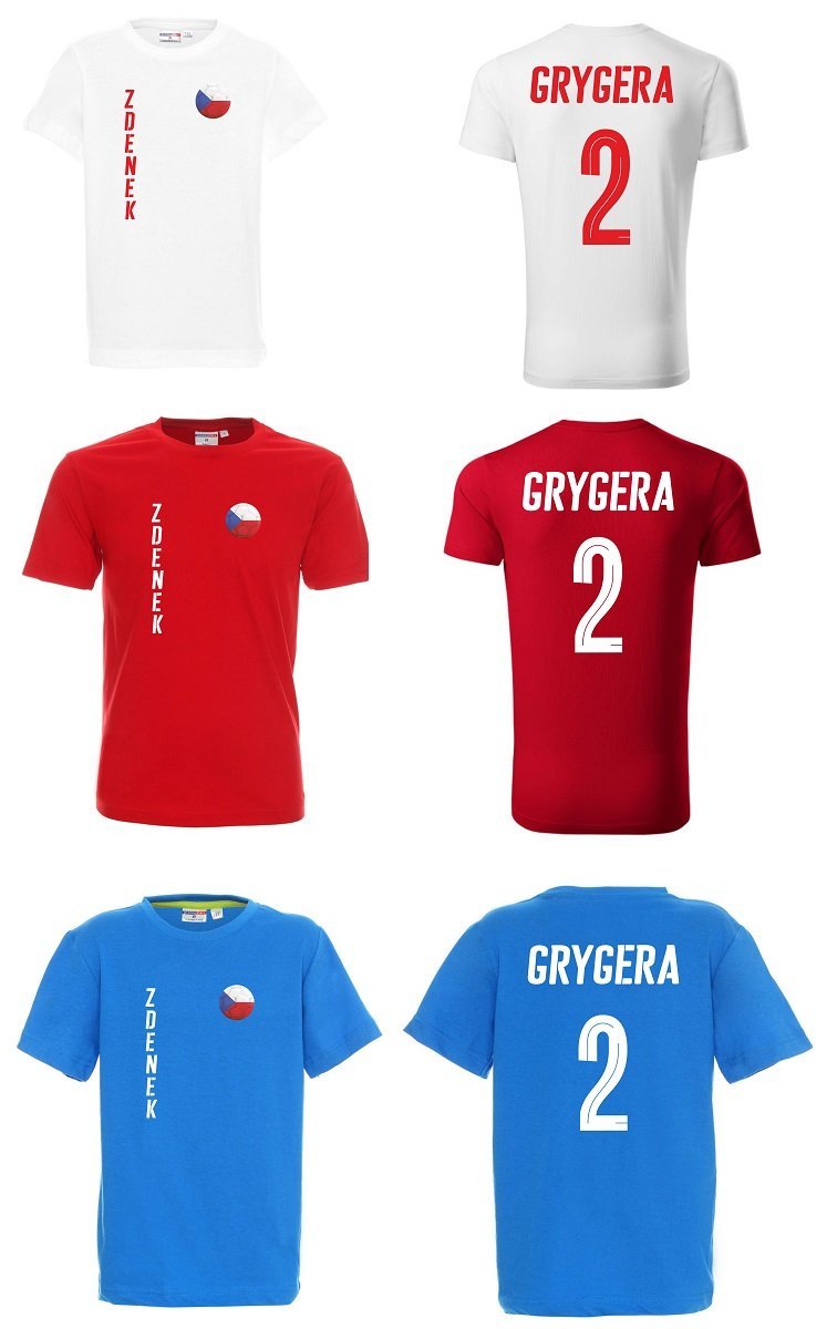 Koszulka CZECHY ZDENEK GRYGERA 2 JR