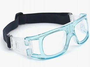 Okulary sportowe korekcyjne niebieskie minusy -4 - Okulary korekcyjne, oprawki, szkła - miniaturka - grafika 1