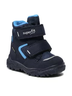 Buty dla chłopców - Superfit Śniegowce 1-000047-8000 M Granatowy - grafika 1