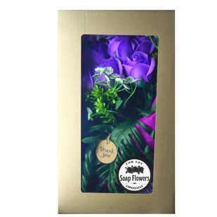 Stelaż Do Bukietu+7 Mydlanych Róż DIY 06 - Sztuczne kwiaty - miniaturka - grafika 1