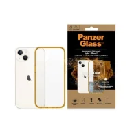 Etui i futerały do telefonów - Etui PanzerGlass ClearCase antybakteryjne z certyfikatem Military Grade na iPhone 13 / 14 / 15 - przezroczysto-żółte - miniaturka - grafika 1