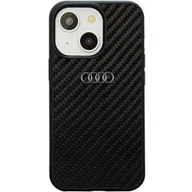 Etui i futerały do telefonów - Etui Audi Carbon Fiber na iPhone 14 - czarne AU-TPUPCIP14-R8/D2-BK - miniaturka - grafika 1