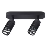 Lampy sufitowe - VERTICAL BLACK SPOT 2xGU10 - miniaturka - grafika 1