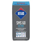 Zaprawy budowlane - Podkład żelowy cementowy samopoziomujący SMS 60 ULTRA ATLAS 25 kg - miniaturka - grafika 1