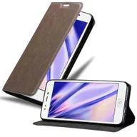 Etui i futerały do telefonów - Etui Cadorabo do ZTE Nubia M2 LITE z brązowym etui na telefon komórkowy z magnetycznym zamknięciem - miniaturka - grafika 1