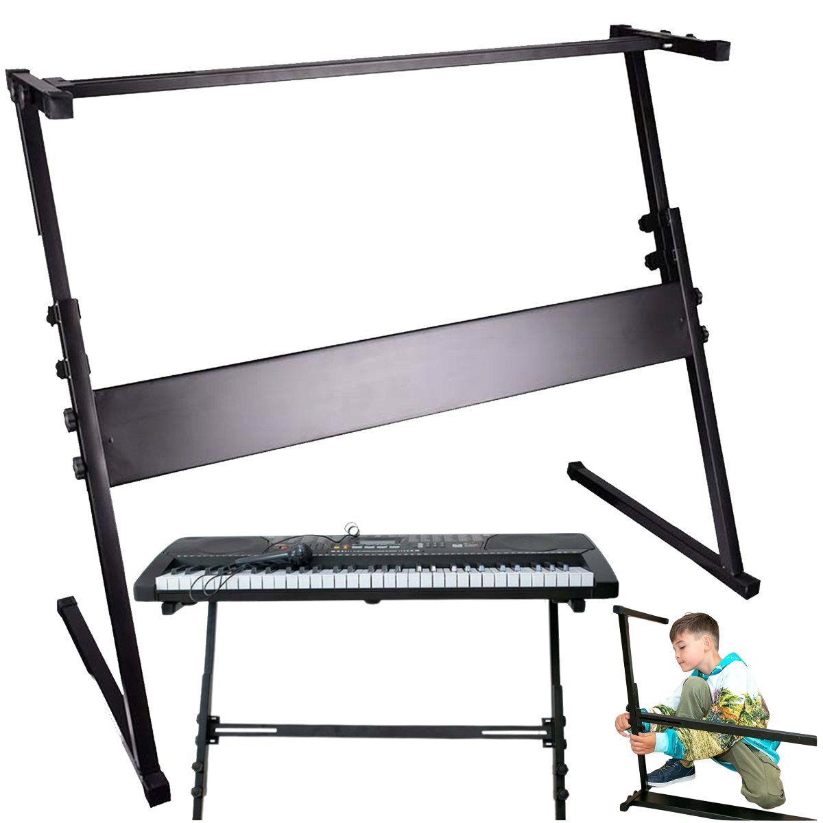 Uniwersalny statyw klawiszowy pod keyboard pianino cyfrowe SUPRIMO F