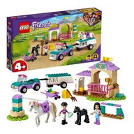 Klocki - LEGO Friends Szkółka jeździecka i przyczepa dla konia 41441 - miniaturka - grafika 1
