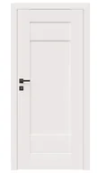 Drzwi wewnętrzne - Dre Drzwi Wewnętrzne Z Szybą Premium 7 Okleina Biała Mat - miniaturka - grafika 1