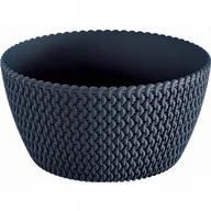 Donice - Prosperplast SPLOFY LOW Misa 23,6 cm, antracyt DSPM240 - miniaturka - grafika 1