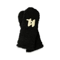 Rękawiczki - Karl Lagerfeld Rękawiczki Shearling Muff Natural | z dodatkiem skóry - miniaturka - grafika 1