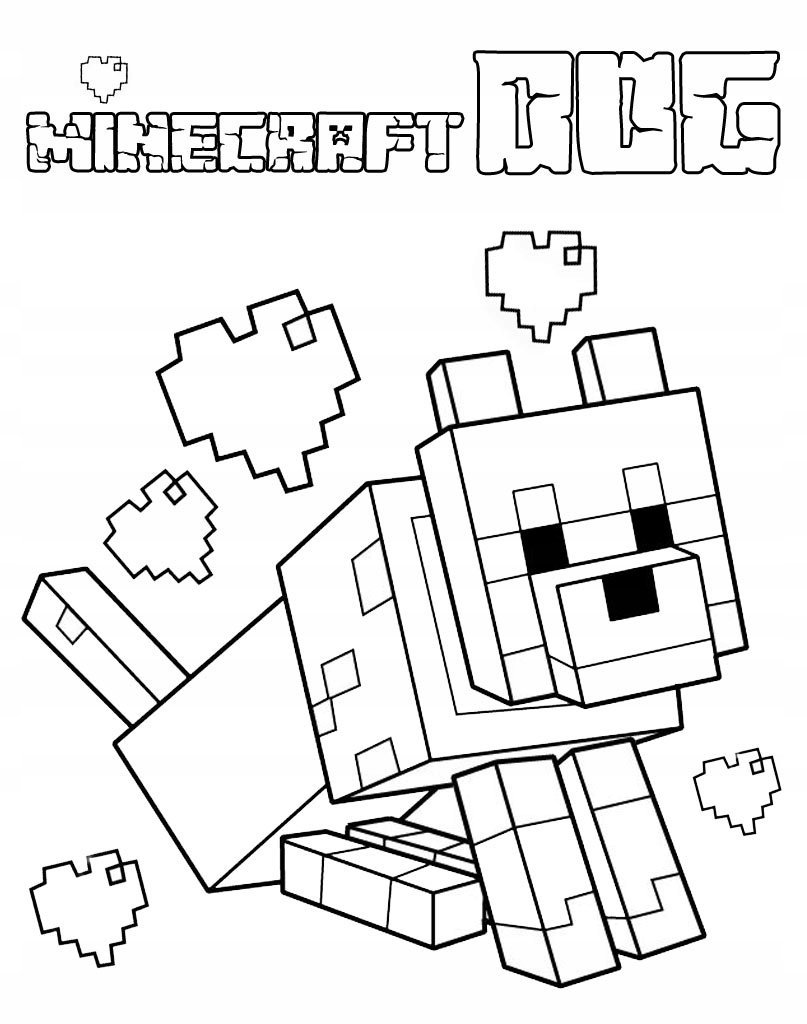 PUZZLE KOLOROWANKA MINECRAFT DLA FANA GRACZA + IMIĘ Pudełko 120 el.