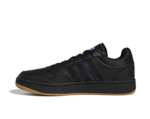 adidas Hoops 3.0, Trampki męskie, Czarny Biały Negbás Negbás Ftwbla, 43.5 EU - Trampki męskie - miniaturka - grafika 1