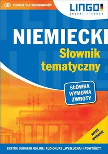 Niemiecki. Słownik tematyczny. Książka + MP3 - Słowniki języków obcych - miniaturka - grafika 1