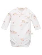 Body dla niemowląt - Yosoy Body niemowlęce bawełna organiczna Elephants, Rozmiar: 50 - miniaturka - grafika 1