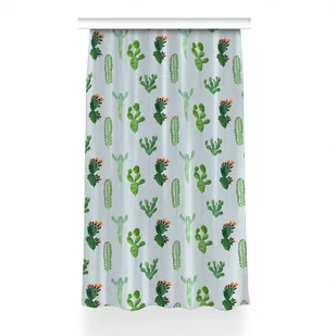 Zasłona z nadrukiem gotowa dekor 150x230 Kaktusy, Fabricsy - Zasłony - miniaturka - grafika 1