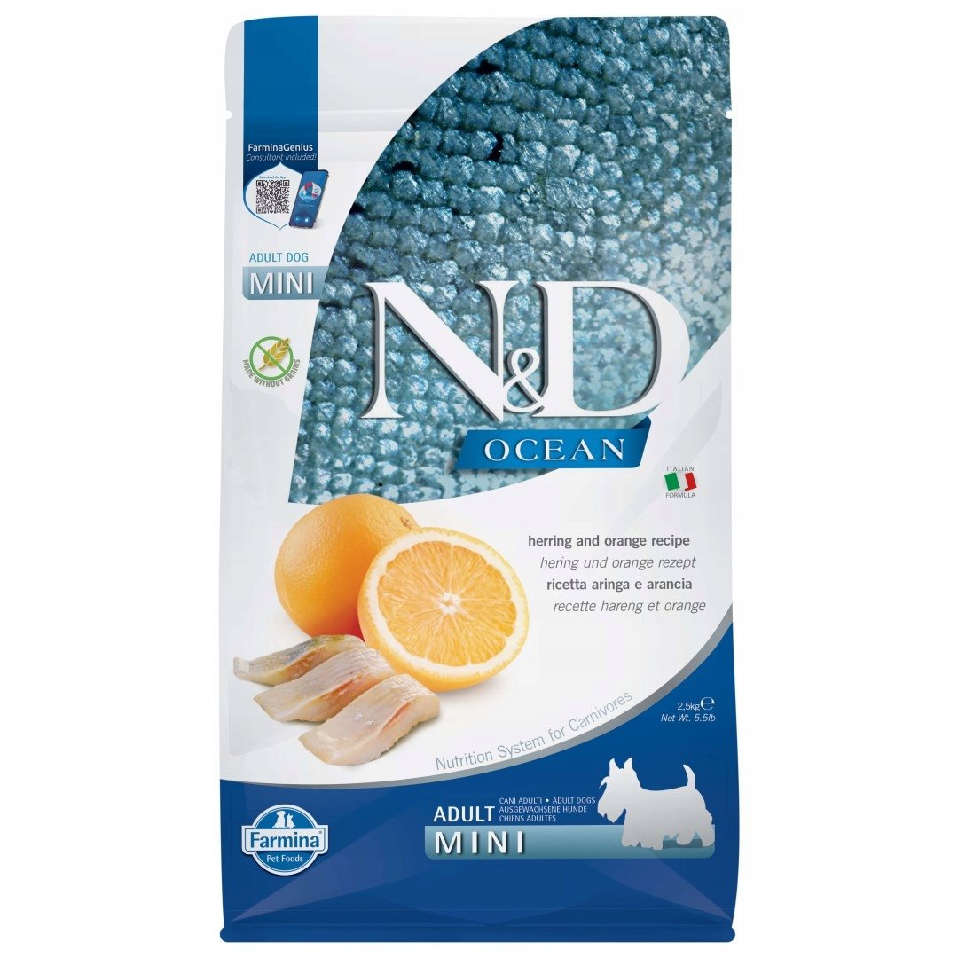 Farmina Ocean Adult Mini Codfish&Spelt&Orange 2,5 kg