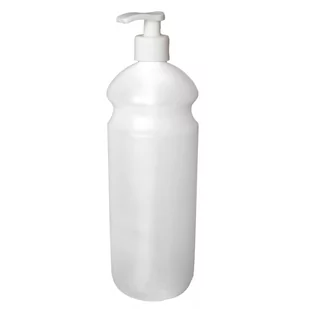Butelka HDPE pojemnik dozownik na płyn dezynfekcyjny mydło żel o pojemności 1000ml (1L) - Mydelniczki i dozowniki mydła - miniaturka - grafika 1