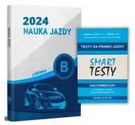 Akcesoria motoryzacyjne - ZESTAW : KSIĄŻKA Nauka Jazdy kat. B / B1 / B+E 2024 + TESTY online 2024 - miniaturka - grafika 1