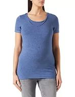 Koszulki i topy damskie - Noppies Damski top pielęgniarski T-shirt z krótkim rękawem, Szary niebieski - P910, 42 PL - miniaturka - grafika 1