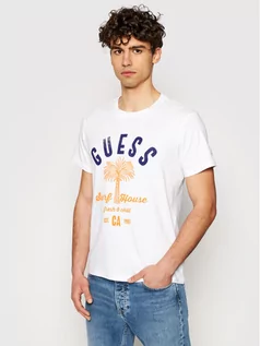 Koszulki męskie - GUESS T-Shirt M1GI84 I3Z00 Biały Regular Fit - grafika 1