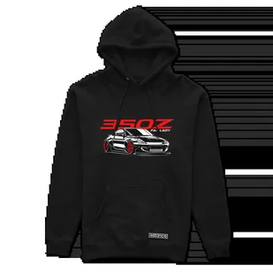 Czarna bluza z kapturem Nissan 350Z Fairlady-XS - Odzież do sportów motorowych - miniaturka - grafika 1