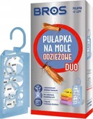 Zwalczanie i odstraszanie szkodników - Bros Pułapka na mole odzieżowe DUO + 2 wkłady Skuteczna ochrona - miniaturka - grafika 1