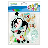 Pozostałe akcesoria dla plastyków - Craft with Fun Ozdoba Dekoracyjna Samoprzylepna Eva Boże Narodzenie Mix 463727 - miniaturka - grafika 1