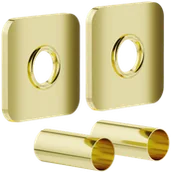 Akcesoria grzewcze - Mexen zestaw maskujący pojedynczy do grzejnika, złoty - W909-000-50 - miniaturka - grafika 1